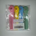 MEGAVOW 4 Pcs Baby Hair Comb, Cute Small Round Hairbrushes Hair Brush Set for Toddler Newborn Girls and Boys Childrens Multicolor - Image 8