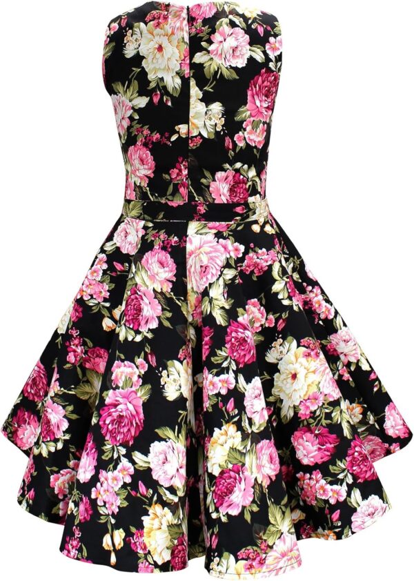 BlackButterfly Kids 'Audrey' Vintage 50's Girls Dress - Image 2