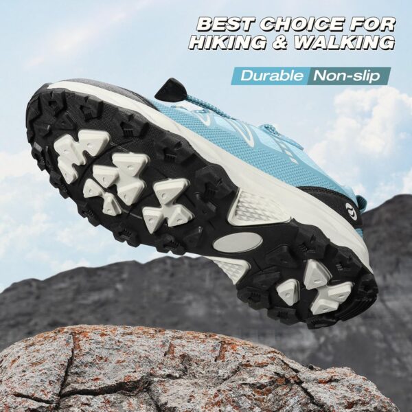 Unisex Kids Trainers Boys Girls Non-Slip Walking Shoes Breathable Low-Top Sneakers Road Trail Running Shoes Size 11.5UK Little Kids-5UK Big Kids - Image 3