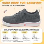 JOINFREE Toddler Wide Shoes Girls Boys Breathable Fashion Shoes Kids Barefoot Minimalist Shoes Zero Drop Slip on Tennis Sneakers - Image 3