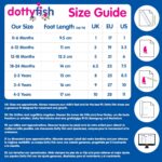 Dotty Fish Soft Leather Baby and Toddler Barefoot Shoes for Boys and Girls. Non-Slip Suede Soles. Animal Designs. 0-6 Months - 4-5 Years - Image 6