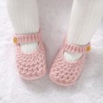 Neiwech Baby Booties Hand Knit Boots Slippers Soft Warm First Walkers Socks Shoes for Newborn Infan Boys Girls - Image 2