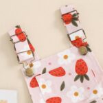 Toddler Kids Baby Girl Floral Overalls Shorts with Pocket Suspender Trousers Summer Clothing Outfits - Image 4