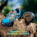 UOVO Boys Trainers Water Repellent Running Shoes Non-Slip Blue Sneakers for Little Kids Size 11UK(29EU) to 2UK(34EU) - Image 5