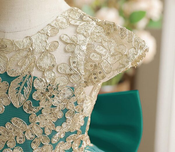 NNJXD Baby Girl Princess Dress Bowknot Sequins Dresses Pageant Wedding Tutu Gown - Image 3