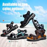 Kids Sandals Boys Sports Outdoor Sandal Athletic Air Cushion Beach Shoes Hook and Loop Summer Footwear for Holidays, Walking, Camping, Travelling - Image 5