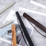 Benjia A4 Poster Frame Frames, Magnetic Light Wood Wooden Poster Hangers Hanger Hanging Kit for Canvas Artwork Art Print (21cm / 8.3&quot;, Teak Colour) - Image 2