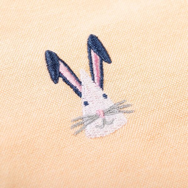 Aeslech Big Boys' Long Sleeve Button Down Cute Rabbit Casual Dress Easter Shirt - Image 3
