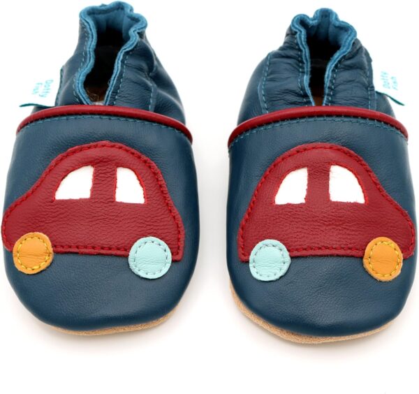 Dotty Fish Baby Boy's Fire Engine First Walker Shoe - Image 2