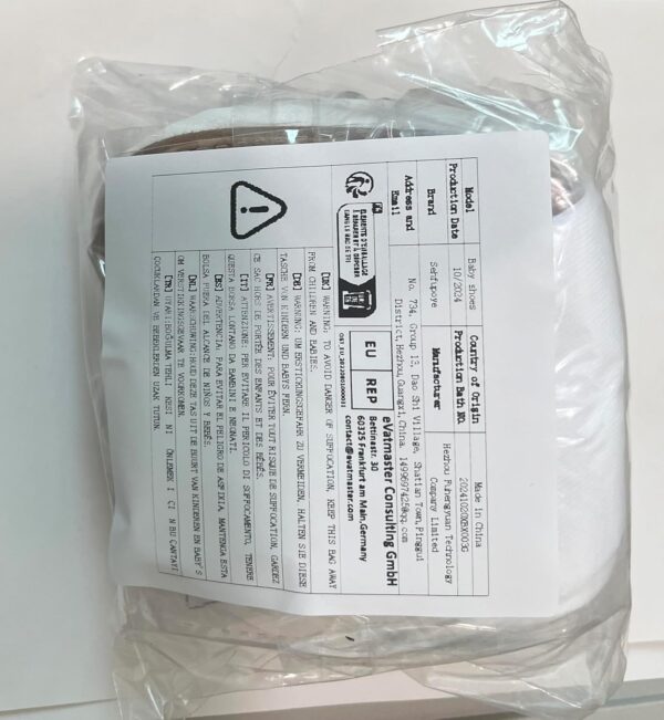 Baby Girls Boys Sneakers Toddler PU Leather First Walking Shoes Anti-Slip Infant Newborn Prewalker Sneakers for 0-18 Months with Sock - Image 6