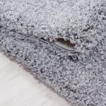 Abaseen Small Large Shaggy Rug Modern Rugs Living Room Extra Large Small Medium Rectangular Size Soft Touch Thick Pile Living Room Area Rugs Non Shedding (Silver, 60x110 cm) - Image 5