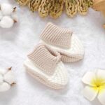 Neiwech Baby Booties Newborn Hand Knit Sock Shoes Soft Cozy First Walkers for Infant Boys Girls - Image 4