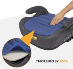 Jovikids I-Size Booster Seat for Car with ISOFIX, 125-150cm (Group 2/3, 6-12 Years), Portable Booster Seat for Kids, Comfortable, Compact, Convenient for Everyday Use, Great for Travel, ECE R129, Blue - Image 3