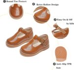 Kiderence Toddler Little Girls Mary Jane Dress Shoes School Oxford for Girls Flats - Image 5