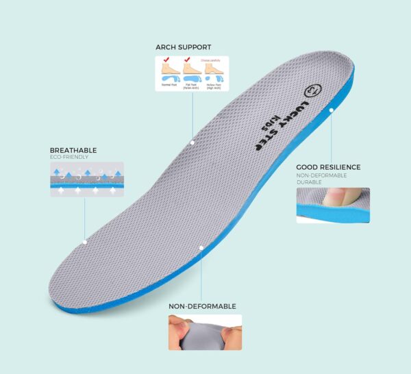 Lucky Step Kid's Slip On Sneaker Comfort Casual Running Tennis School Low Top Sneaker Strap Athletic Walking Shoes for Children/Boys/Girls - Image 9