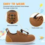 JIASUQI Baby Shoes for Baby Boys Girls First Walking Shoes Infant Non-Slip Breathable Trainers with Soft Rubber Sole Toddler Slip On Slippers Sneakers - Image 2