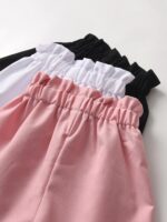 Toddler Infant Baby Girl Elastic Waist Bow Shorts 3 Pack Summer Shorts - Image 7