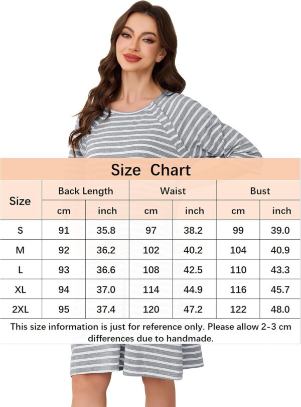 Vlazom Women 3 in 1 Cotton Nursing/Delivery/Labor/Maternity Nightgown Half Sleeve Breastfeeding Sleep Dress Hospital Gown Sleepwear with Buttons - Image 6