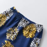 Toddler Baby Girl Clothes Solid Color Short Sleeve Ruffle Tops Flower Pants Outfits Sets - Image 6