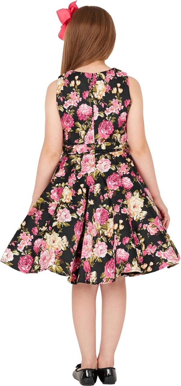 BlackButterfly Kids 'Audrey' Vintage 50's Girls Dress - Image 5