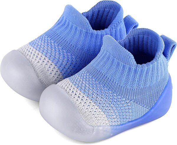 MASOCIO Baby Boys Girls Sock Shoes Infant Toddler First Walking Shoes Soft Rubber Sole Non Slip Shoes - Image 2