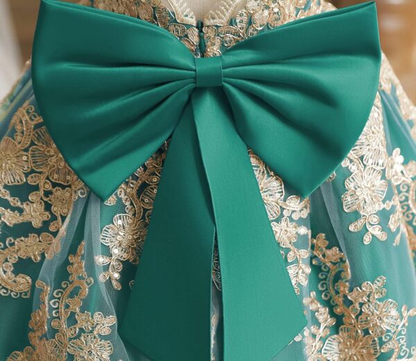 NNJXD Baby Girl Princess Dress Bowknot Sequins Dresses Pageant Wedding Tutu Gown - Image 5