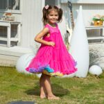 LACOFIA Girls Tutu Dress Toddler Layered Fluffy Summer Dresses Casual Party Tulle Sundress for Kids 2-8 Years - Image 4