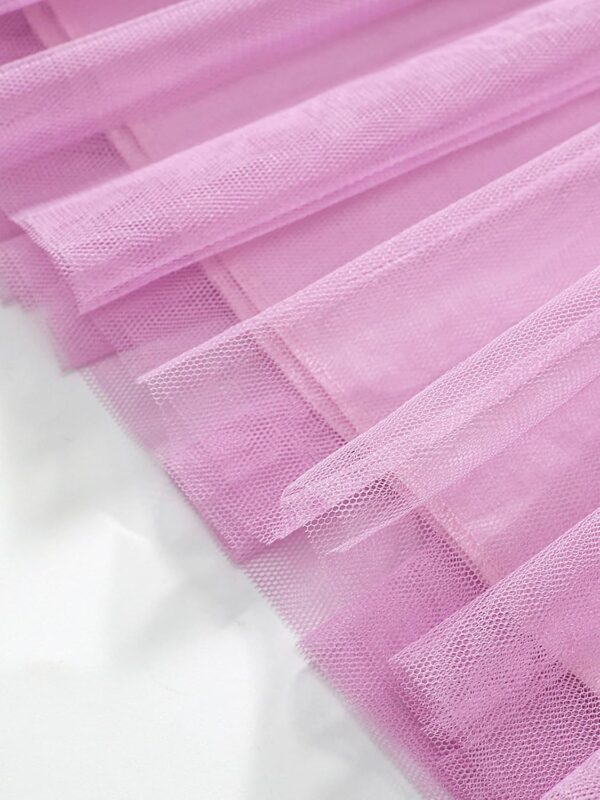 Girls Summer Dresses Unicorn Butterfly Floral Rainbow Casual Dress Cotton Shirt Cartoon Short Sleeve Sleeveless Dress for Kids Age 1-7 Years Old - Image 7