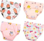 Potty Training Underwear Girls 2T,3T,4T,Toddler Underwear for Baby Girls 4 Pack