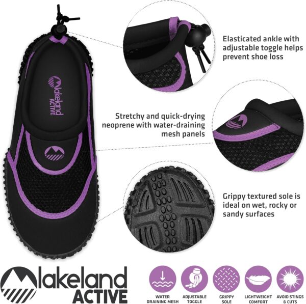 Lakeland Active Girl's Eden Aquasport Water Shoes Barefoot Wild Swimming Sea Beach Holiday Paddleboard Canoe Surf - Image 2