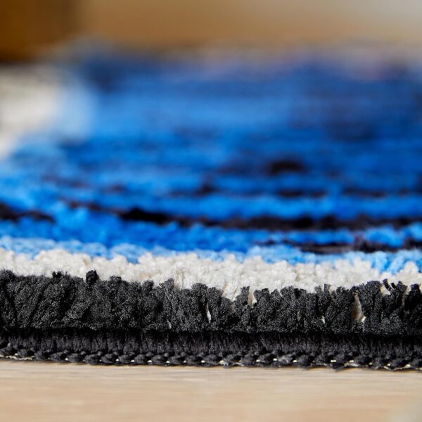 5x3.3ft Tibetan Tiger Area Rug Tufted High Pile XLarge Indoor Machine Washable Carpet with Nonslip TPR Backing - Bedroom, Bathroom, Living & Dining Room Home Décor - Image 9