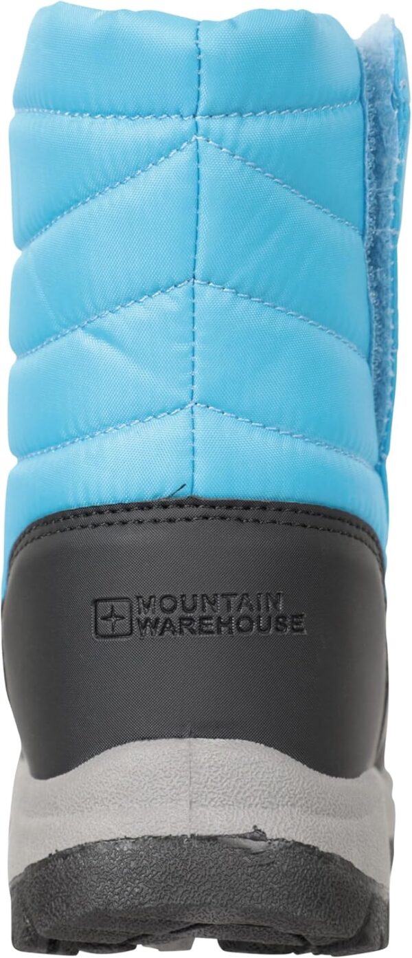 Mountain Warehouse Caribou Junior Kids Snow Boots - Snowproof, Fleece Lining, Warm, Insulated, High Traction Sole - Ideal For - Image 4