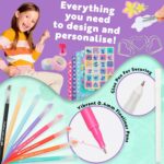 Disney Stitch DIY Journal Kit for Kids Teens A5 Diary Art Supplies Stickers Sticky Notes Keyring Coloured Pens Arts and Crafts Stitch Gifts - Image 4