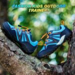 UOVO Boys Trainers Water Repellent Running Shoes Non-Slip Blue Sneakers for Little Kids Size 11UK(29EU) to 2UK(34EU) - Image 6