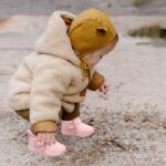 JIASUQI Baby Boys Girls Booties Kid Warm Fuzzy Snow Boots Toddler Outdoor Cozy Winter Shoes with Faux Fur Lined - Image 2