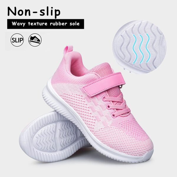 Boys Girls Trainers Kids Shoes Unisex Lightweight Breathable Athletic Running Tennis Fitness Sneakers for Toddler/Little Kid/Big Kid - Image 3