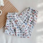 Toddler Kids Baby Girls Boys Cotton Pull On Cartoon Print Elastic Basic Harem Long Pants Bloomers Casual Joggers Leggings for Toddler Girls - Image 2
