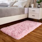 Living Room Rug, Thick Pile Plush Area Rugs,Anti-Slip Rugs for Living Room,Bedside,Kids Room,Bedroom Big Carpet (Pink,160x230 cm) - Image 6