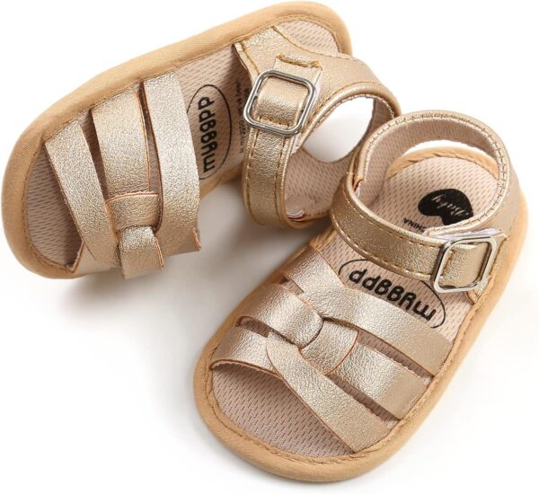 RVROVIC Baby Boys Girls Sandals Premium Soft Anti-Slip Rubber Sole Infant Summer Outdoor Shoes Toddler First Walkers - Image 3