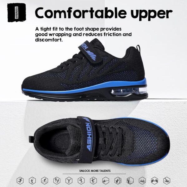 Boys Trainers Kids Running Walking Shoes Sport Shoes Breathable Athletic Sneakers - Image 2