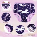 MOEMOE BABY Potty Training Pants,Toilet Training Pants,Toddler Training Pants,Reusable Training Pants Cotton for Girls,10 pack,Light Violet,7 Years - Image 5