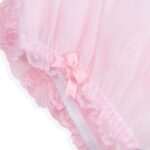 Satini Women's Sheer Frilly Sissy Soft Lace Knickers Briefs Panties - Image 4