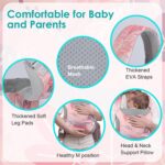 YooxArmor Baby Carrier Newborn to Toddler, Ergonomic Adjustable Toddler Carrier for 7-66 Lbs, Cozy Lightweight Infant Carrier with Neck Support, Baby Holder Carrier with Lumbar Support for Mom Dad - Image 3