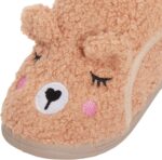 Kids Teddy Bear Slipper Booties Infants Slipper Boots Fleece First Walking House Nursery Shoes - Image 2