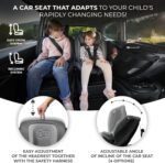 Kinderkraft XPEDITION2 I-Size Child Car Seat with 360 Degree Rotation, Isofix, Base Station, Special Safety Systems, Easy to Clean, from Birth Group 0/1/2/3 0-36 kg, Black - Image 8