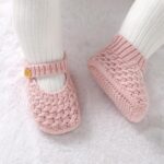 Neiwech Baby Booties Hand Knit Boots Slippers Soft Warm First Walkers Socks Shoes for Newborn Infan Boys Girls - Image 3