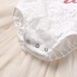 RWYBEYW Baby Girl first Birthday Outfit Ruffle Lace Romper Princess Tutu Dress Shiny ONE Cake Smash Photoshoot Party Outfit - Image 6