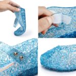 Girls' Frozen Elsa & Cinderella Dress Up Shoes for Dancing, Cosplay & Birthday Parties - Image 2