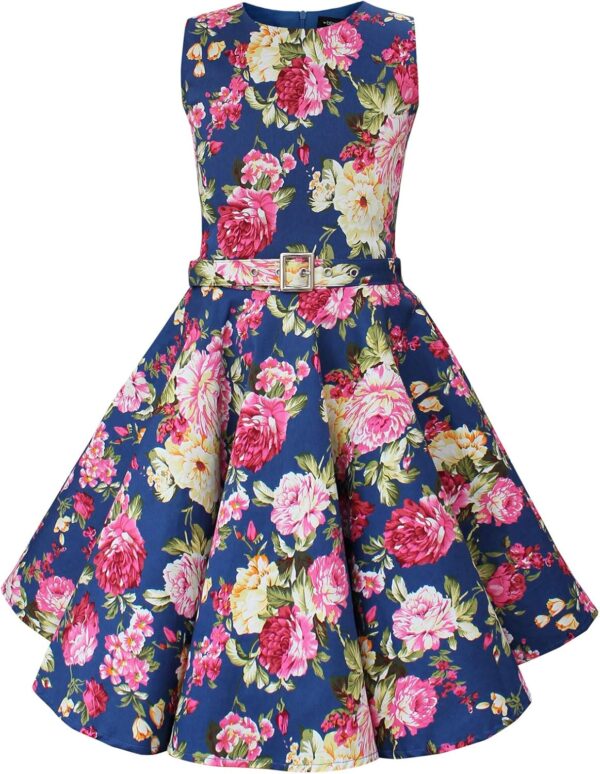 BlackButterfly Kids 'Audrey' Vintage 50's Girls Dress - Image 3