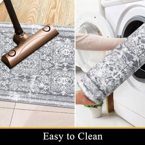 Large Boho Area Rug, 120 x 180 cm Mandala Modern Thick Carpet Rug, Washable Plush Fluffy Carpet Floor Rug, Anti-Skid indoor Chic Floor Mat for Bedroom Dining Room Lounges - Image 5